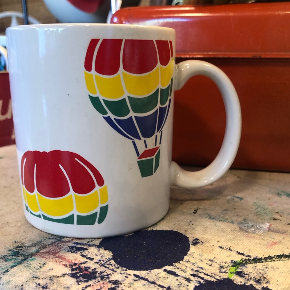 💛FTD rainbow hot air balloon mug 🌈